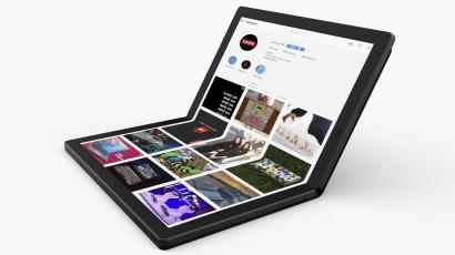 Non solo smartphone: Lenovo mostra un prototipo funzionante di laptop con display flessibile 1