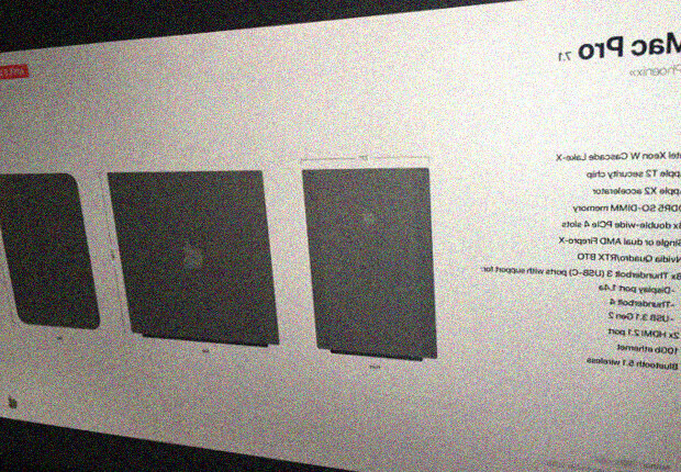 Le specifiche del Mac Pro annunciate in una foto leaked