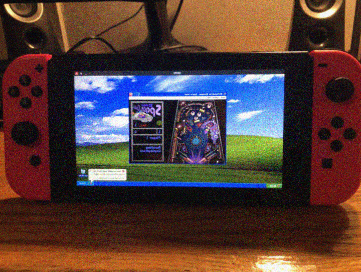 Installare Windows XP e giocare a Pinball 3D su una Nintendo Switch