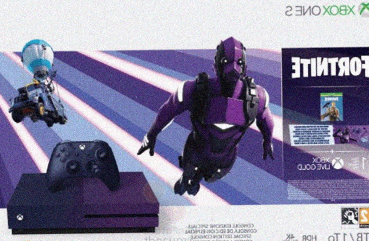 In rete le prime foto leaked di una Xbox One S viola a tema Fortnite