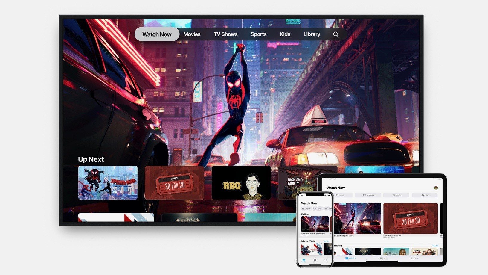 iOS 12.3 e tvOS 12.3 applicazione TV