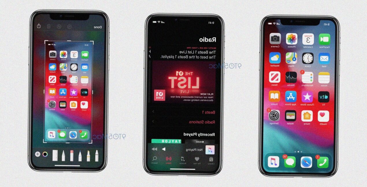 Ecco i primi screenshot della Dark Mode di iOS 13 e della rinnovata app "Promemoria"
