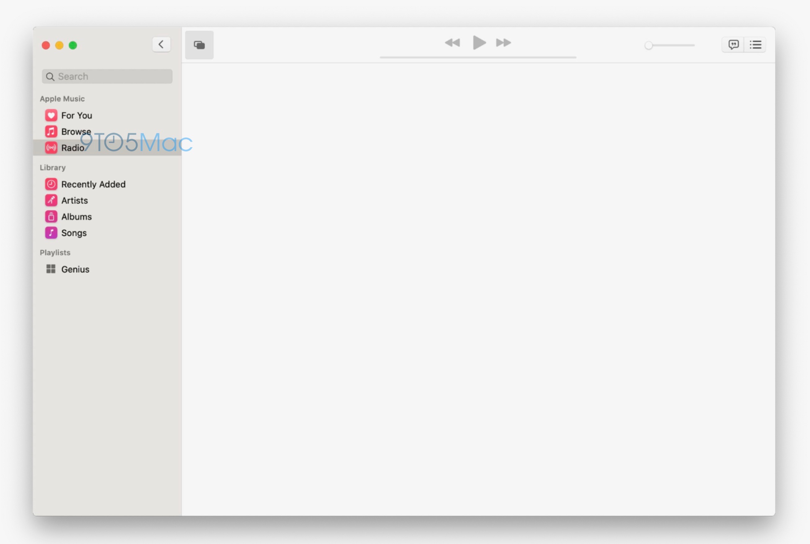 Ecco le prime immagini delle nuove app Music e TV di macOS 10.15 1