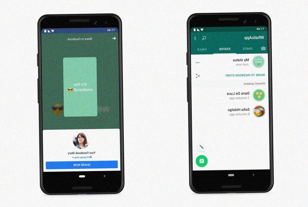 WhatsApp condivisione Stato
