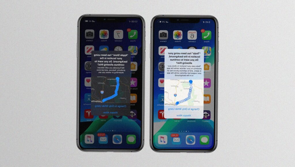 iOS 13 mappe app posizione