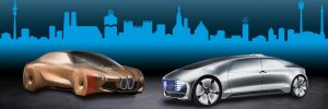 BMW e Marcedes auto a guida autonoma
