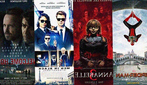 I film al cinema in uscita a luglio 2019 fra cui Spider-Man: Far From Home e Men in Black - International
