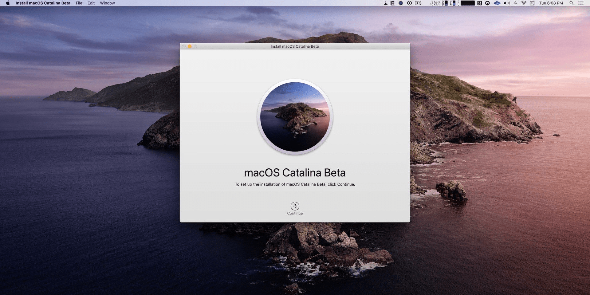 MacOs Catalina beta 6