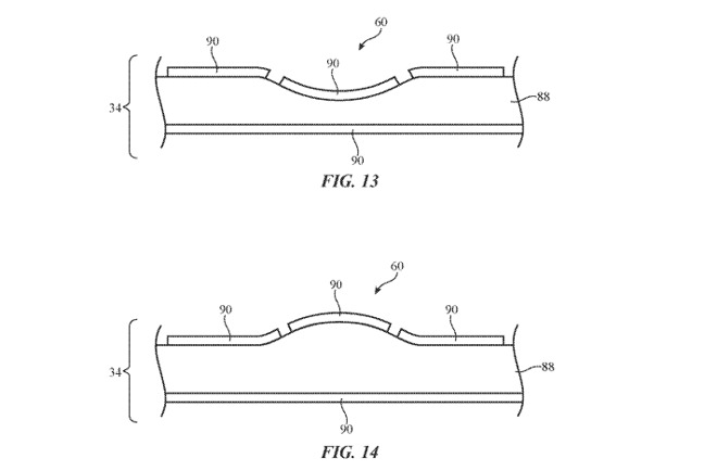 iPhone e iPad con display tattile deformabile
