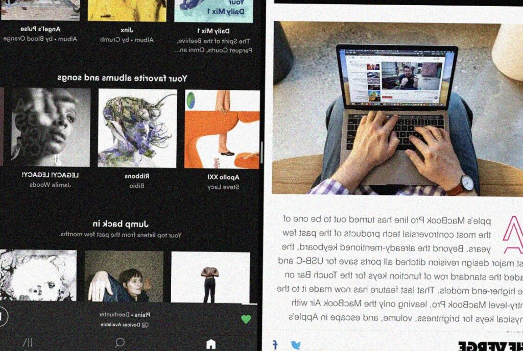 Spotify Split Screen iPad