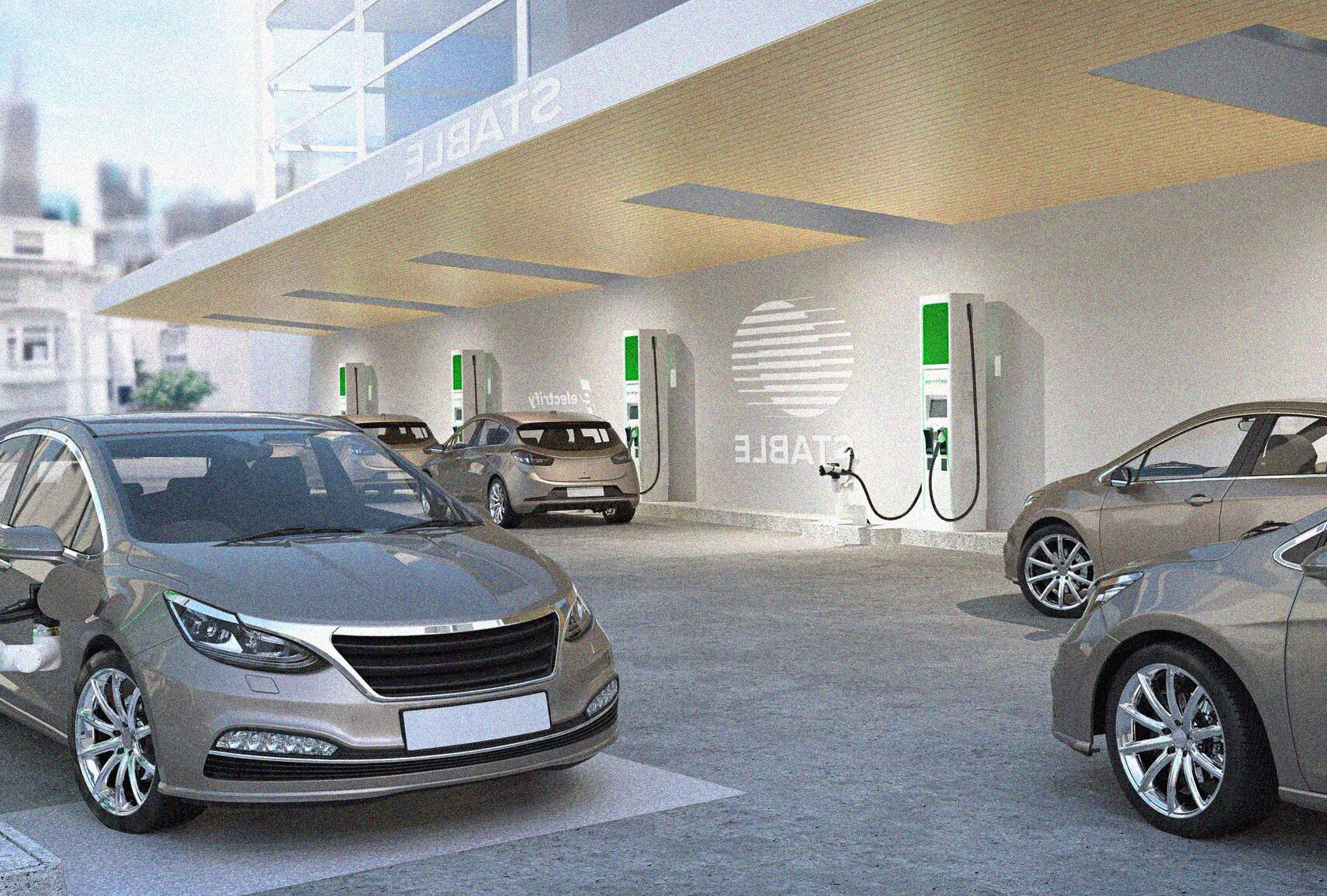 Volkswagen stazioni ricarica automatiche Electrify America