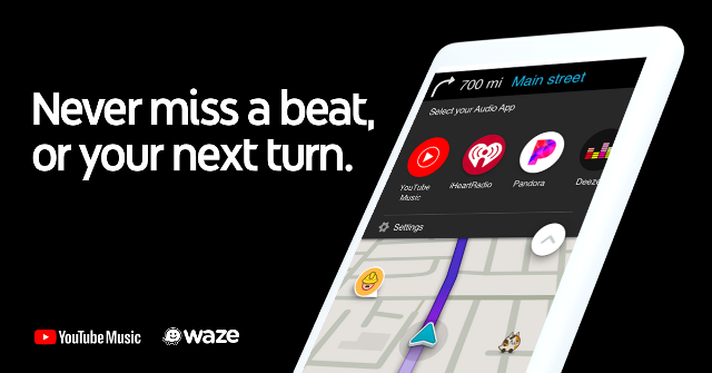 YouTube Music integrazione Waze