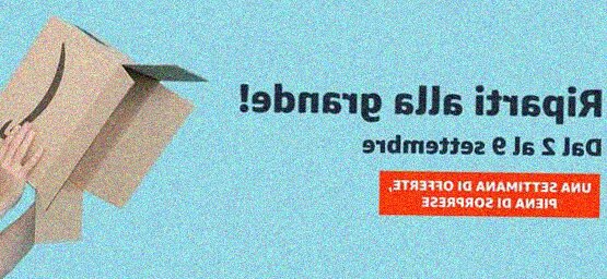 "Riparti alla grande" con le offerte Amazon dal 2 al 9 settembre