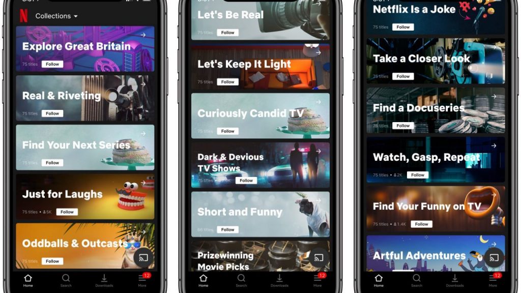 Netflix testa 'Collections' curate da persone e non da algoritmi 1