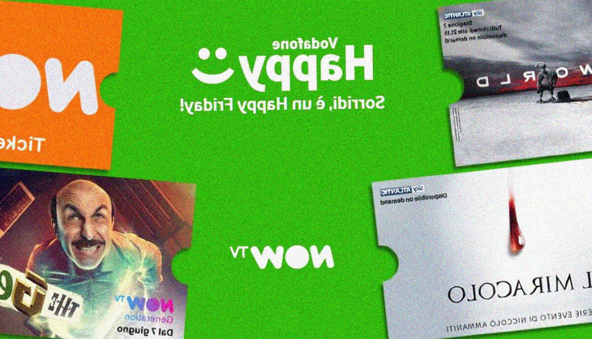 Come avere 4 mesi di NOW TV gratuiti con Vodafone Happy Friday