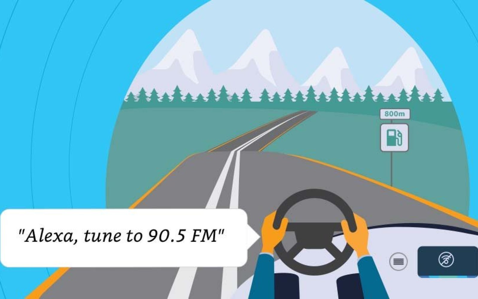 Alexa Auto aggiunge la funzionalità offline, utile in zone senza copertura