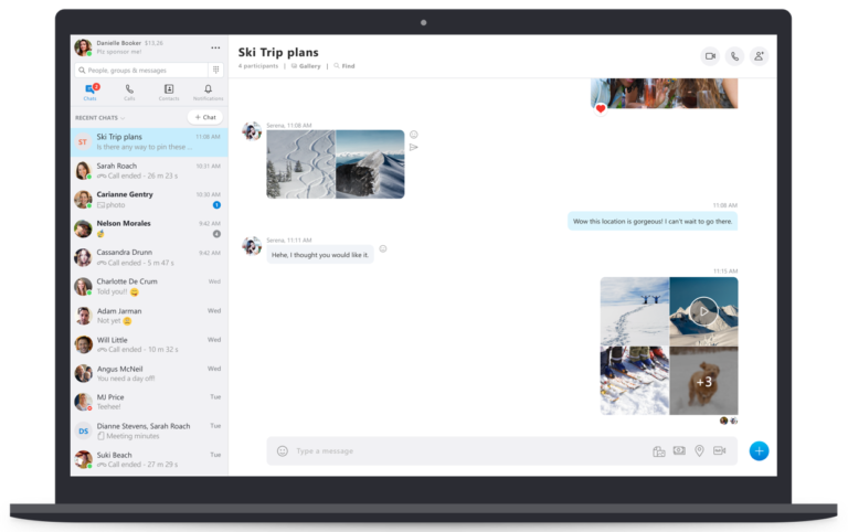 Skype si aggiorna e si arricchisce di tante nuove funzioni legate ai messaggi 1