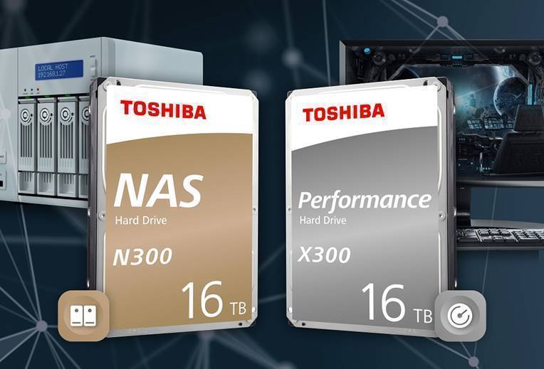 Toshiba ad IFA annuncia nuovi hard disk da 16TB N300 NAS e X300 Performance