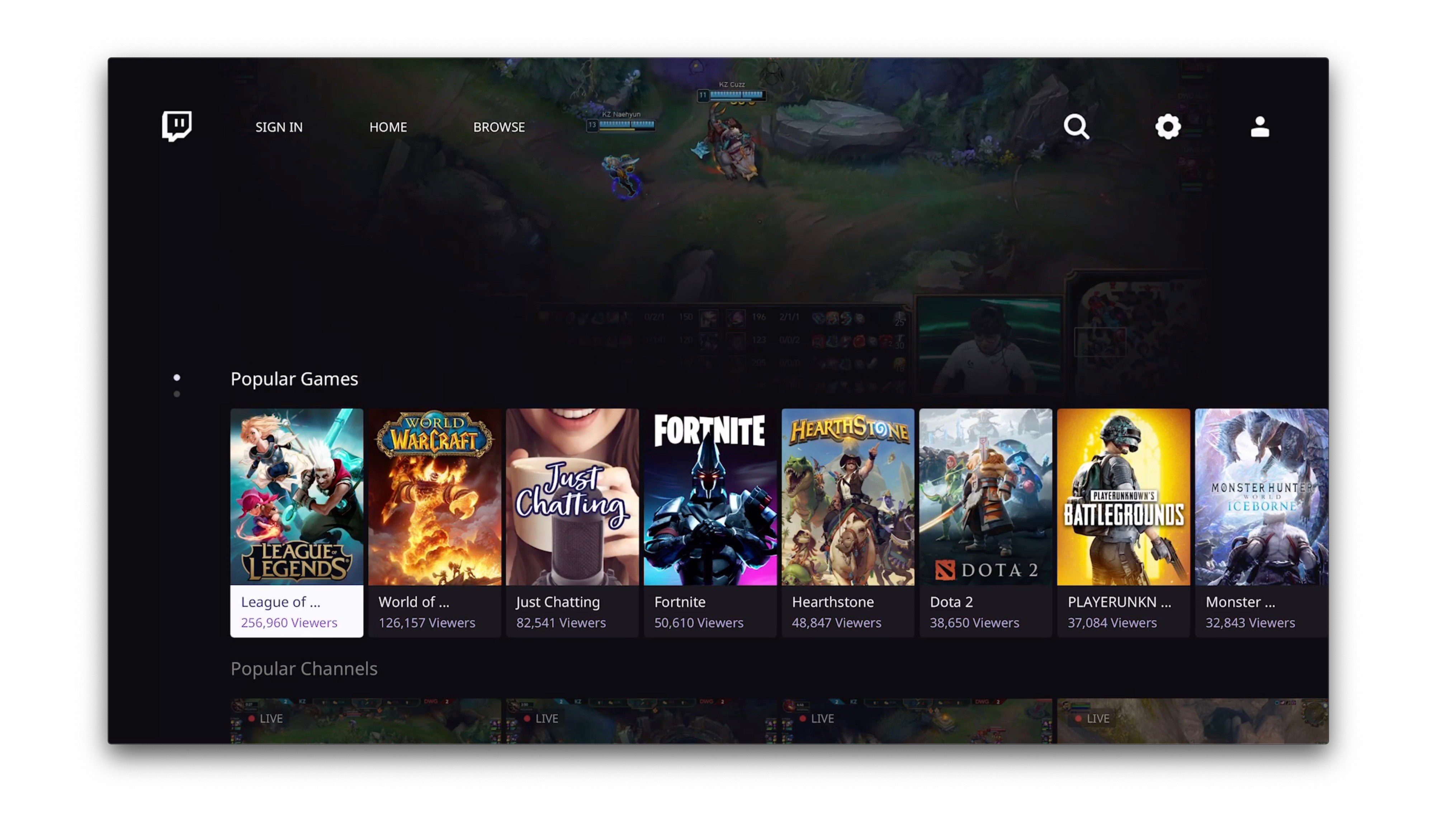 Twitch beta Apple TV