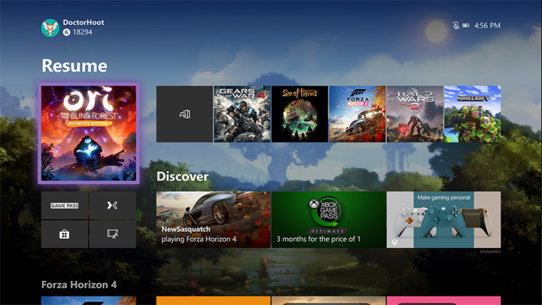 Xbox One nuova dashboard