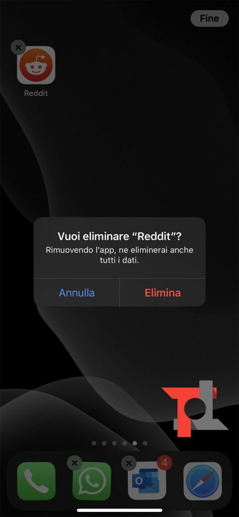 Come cancellare le app su iOS 13 con iPhone e iPad 3