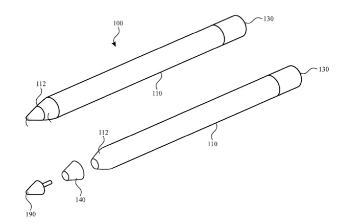 Apple Pencil con display LED brevetto