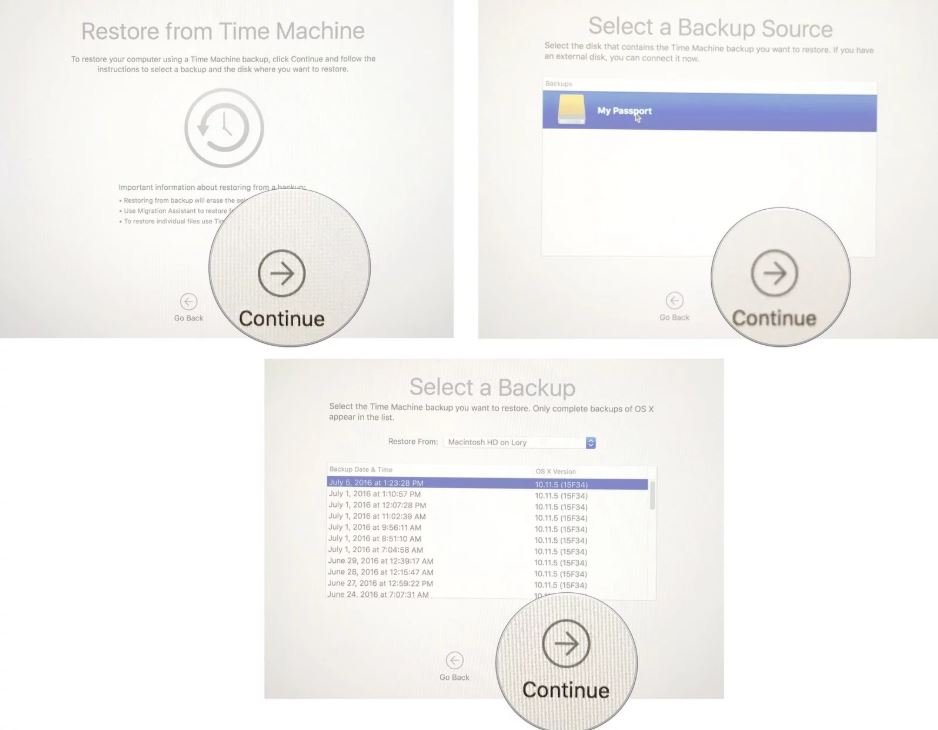 macOS Time Machine