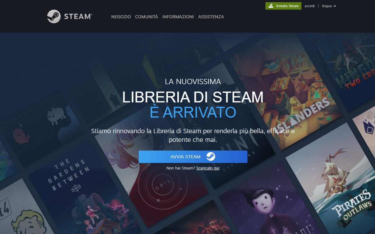 Nuova Libreria di Steam