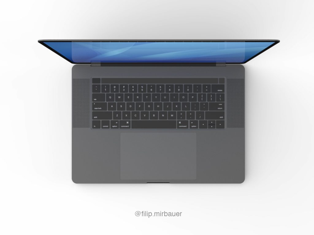 MacBook Pro da 16" avrà un nuovo layout per la touch bar 3
