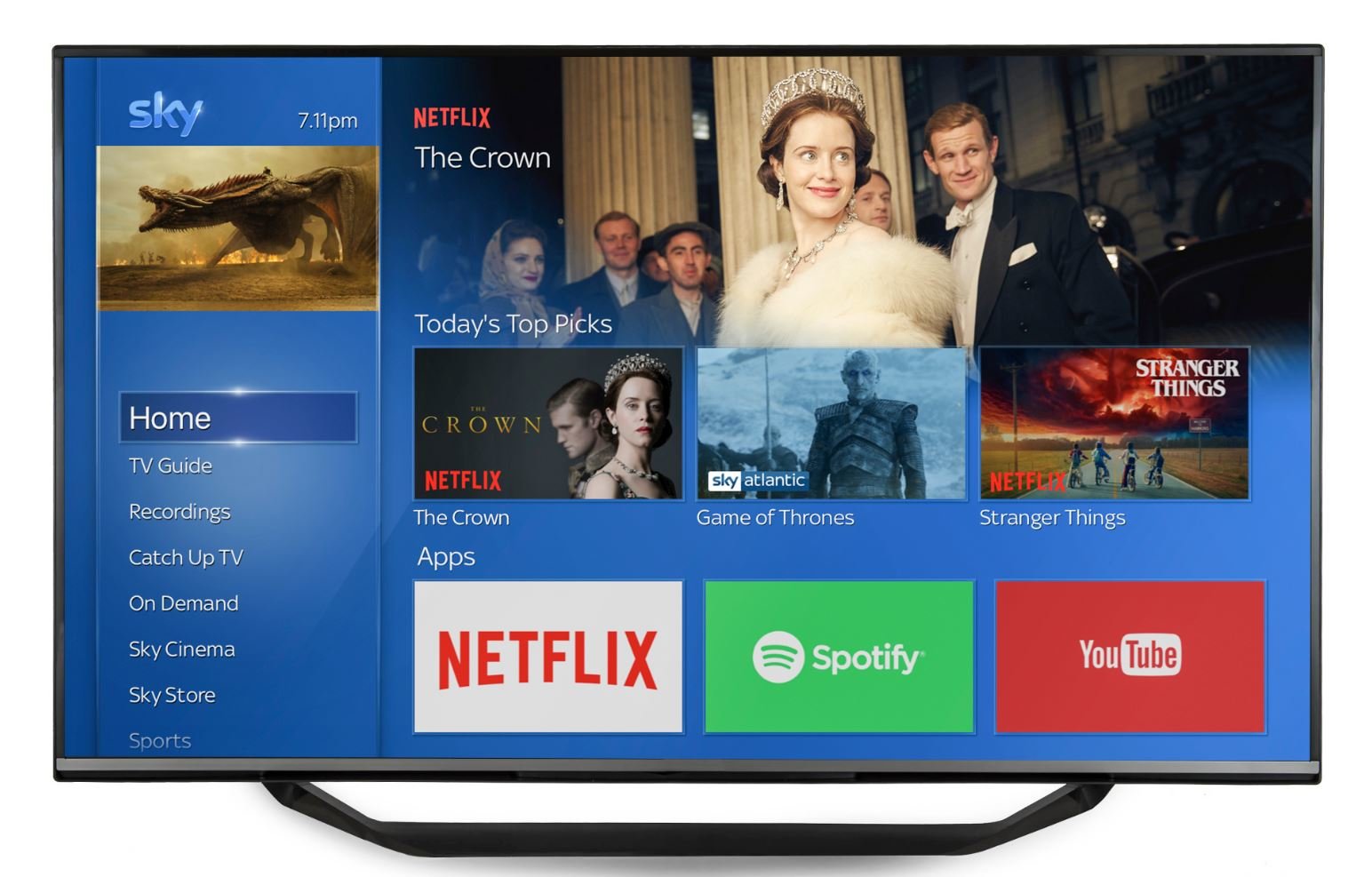 Netflix Sky Q 1