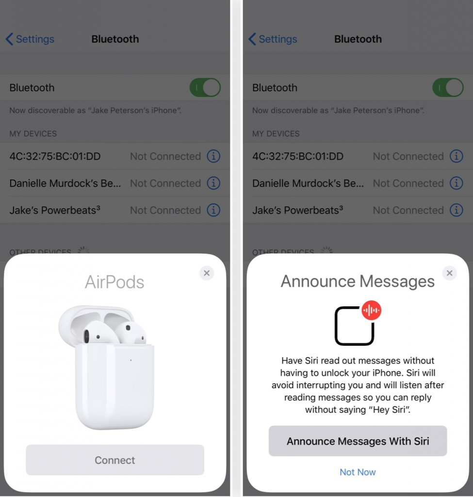 soluzione far leggere i messaggi da Siri sugli AirPods con iOS 13.2