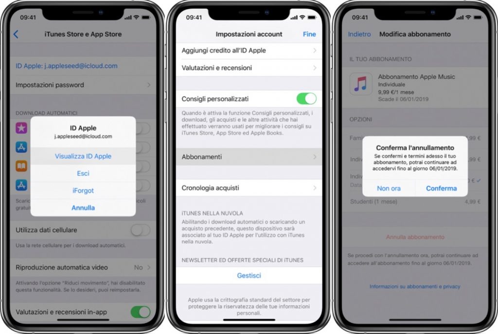 Come modificare o annullare un abbonamento su iPhone