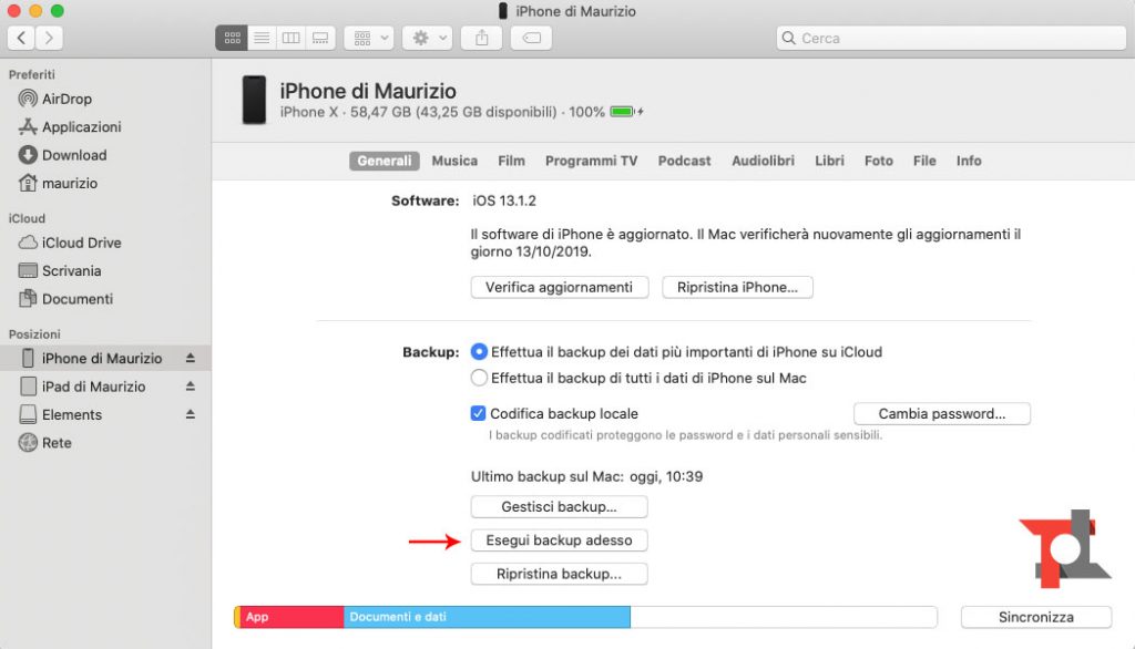 Come sincronizzare iPhone e iPad con il Mac 7