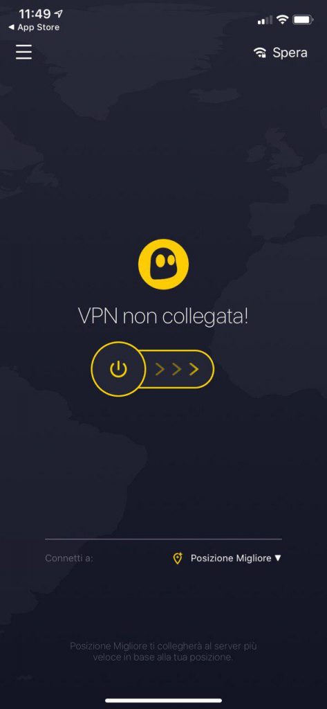 CyberGhost VPN iphone ipad ios