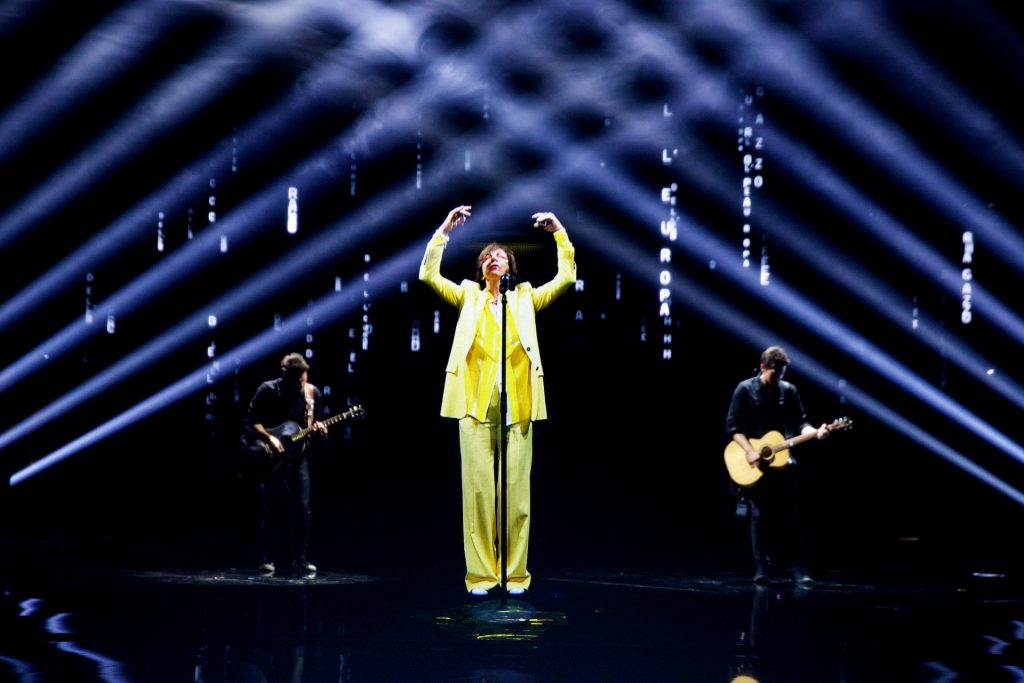 Vodafone 5G ologramma a X Factor di Gianna Nannini