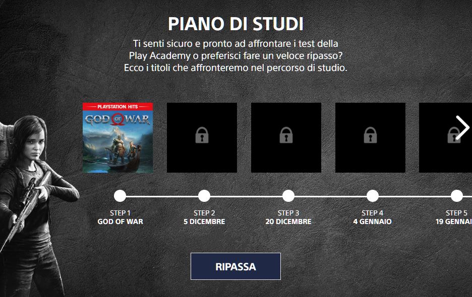 PlayStation Academy Piano di studi