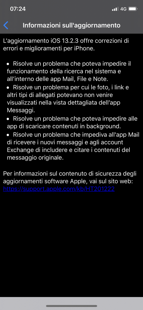 Apple rilascia iOS 13.2.3 e iPadOS 13.2.3, ora la ricerca di sistema funziona di nuovo 4