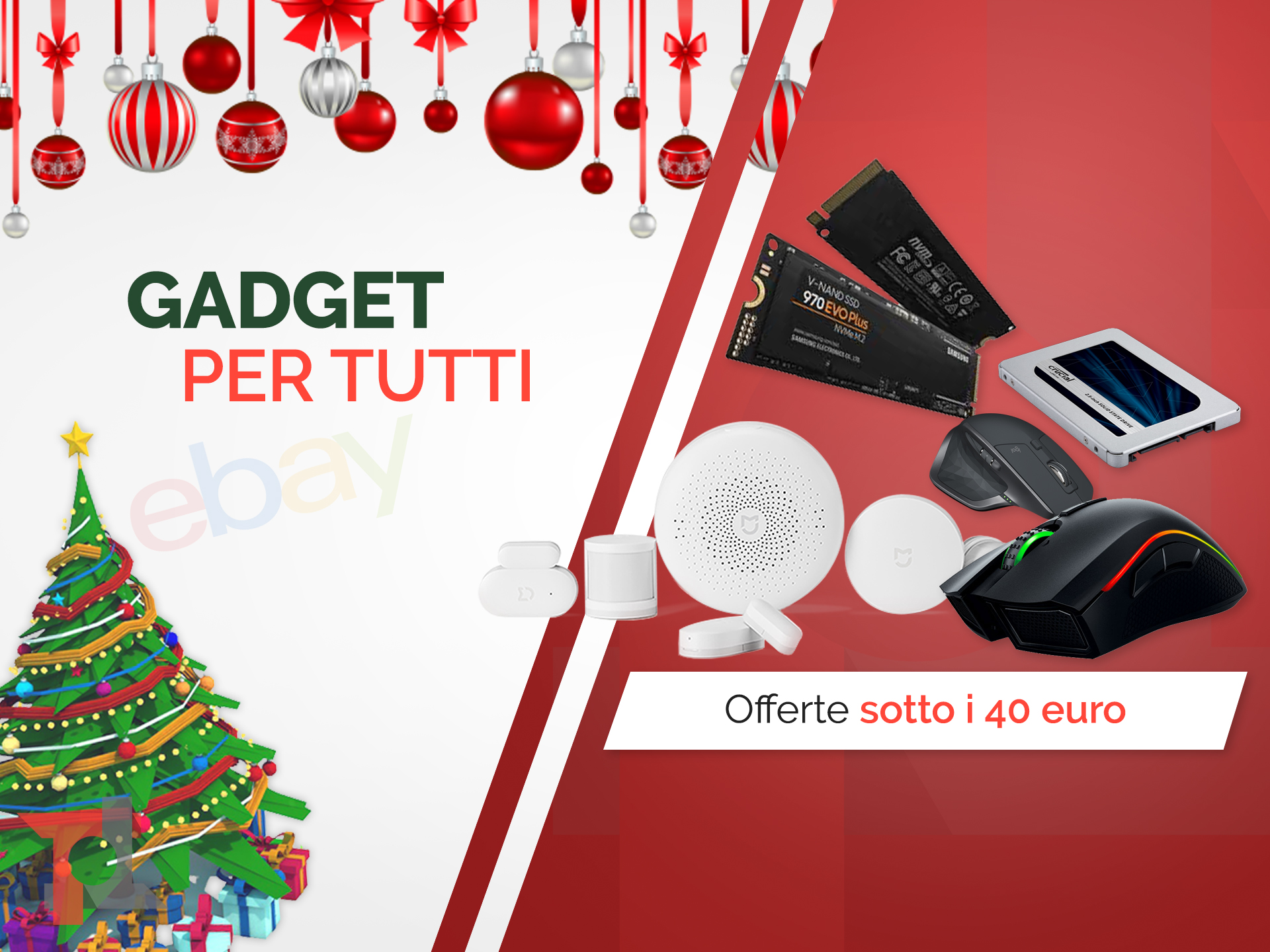 A corto di idee regalo? Eccone alcune a meno di 40 euro su eBay