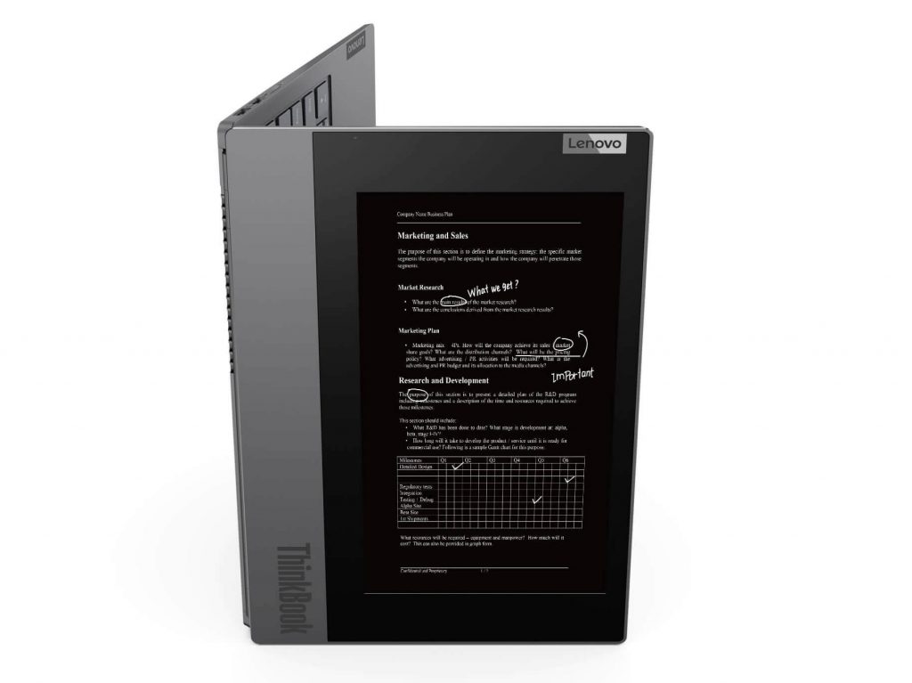 Novità Lenovo al CES di Las Vegas: ThinkPad X1 Fold pieghevole, Yoga con connettività 5G e ThinkBook Plus con display e-ink 9