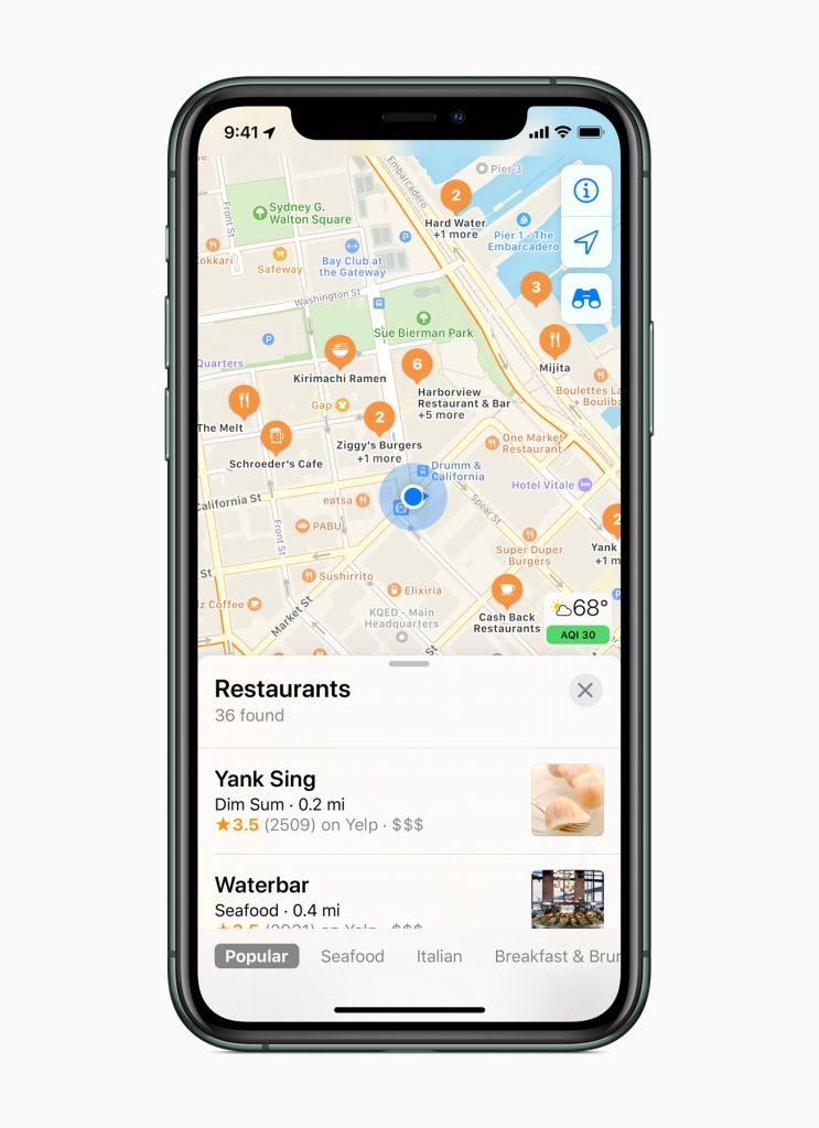 Apple lancia la nuova app Mappe completamente ridisegnata 6