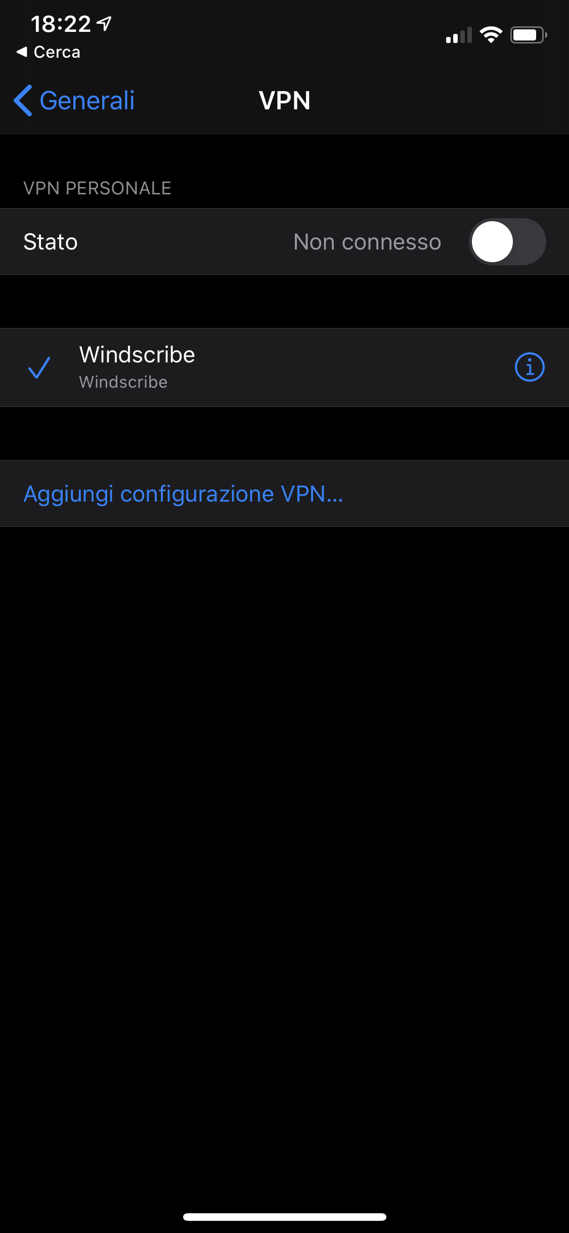 Come rimuovere un profilo VPN da un iPhone o iPad 4