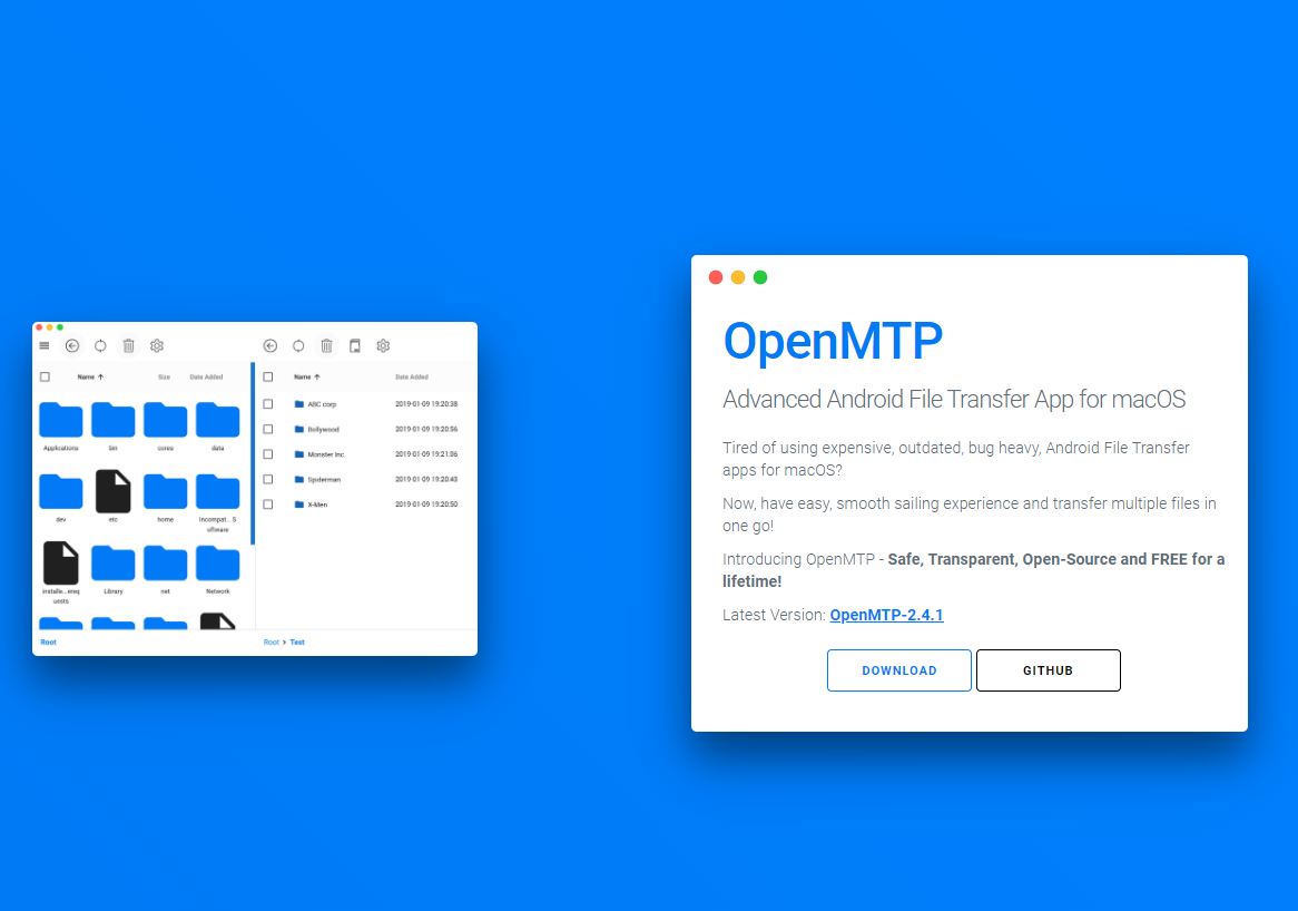 openMTP app