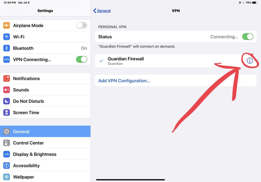 Come rimuovere un profilo VPN da un iPhone o iPad 11