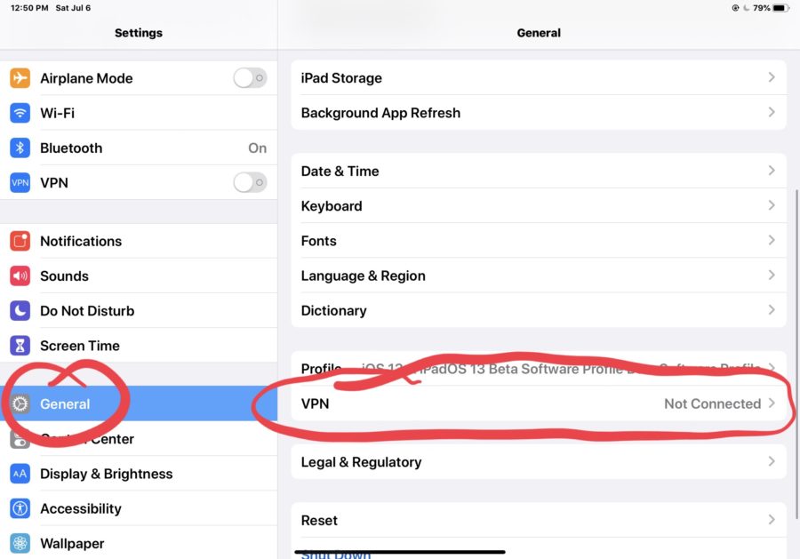 Come rimuovere un profilo VPN da un iPhone o iPad 7
