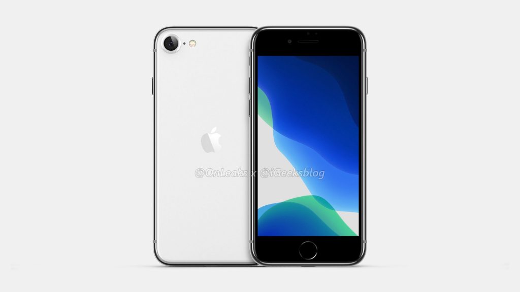 Render Apple iPhone 9 SE 2