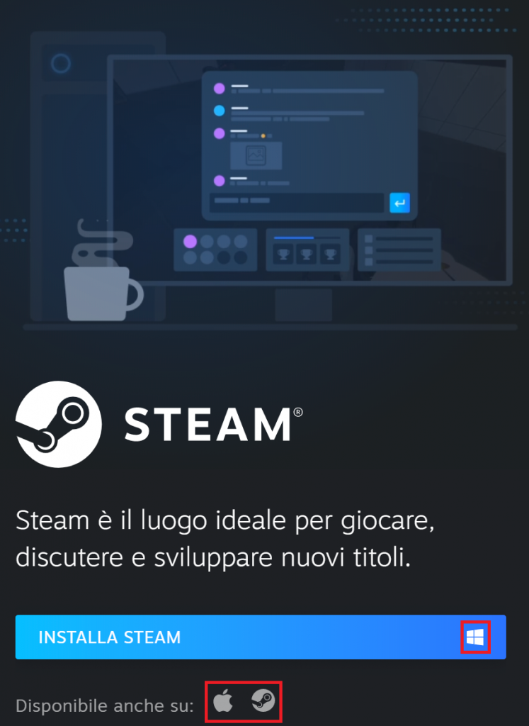 Come installare Steam