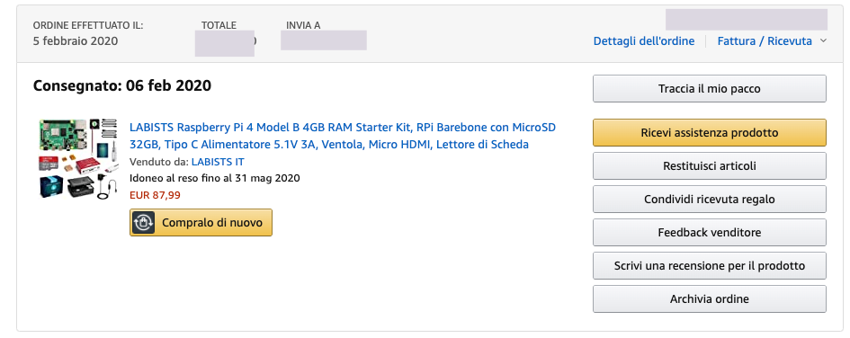 Amazon prolunga il periodo di reso fino al 31 maggio 2020 1