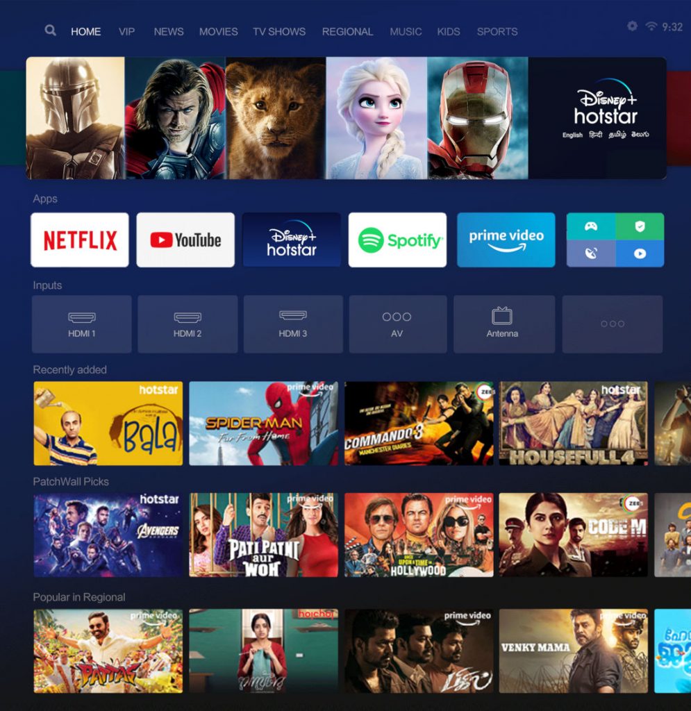 Xiaomi Mi TV PatchWall 3.0