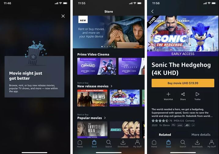 amazon prime video acquisti in-app iphone ipad apple tv