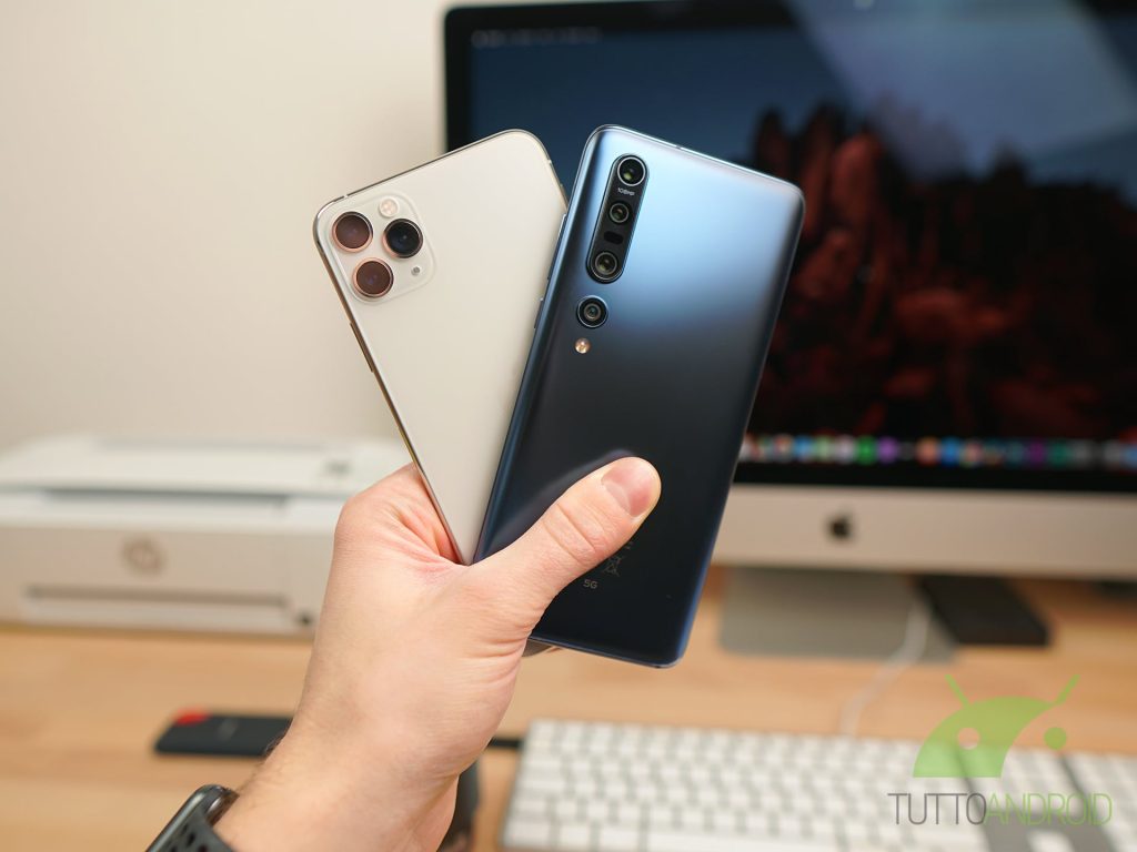 Confronto Xiaomi Mi 10 Pro vs iPhone 11 Pro Max